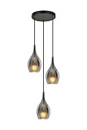 Three Light Pendant by Matteo Lighting