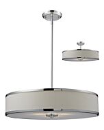 Z-Lite Cameo 3-Light Pendant Light In Chrome