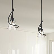 Olympia 1-Light Mini Pendant in Matte Black