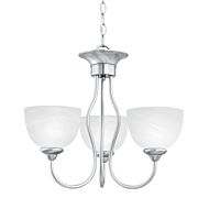 Tahoe 3-Light Chandelier in Brushed Nickel