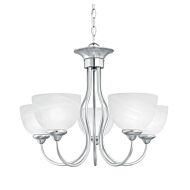 Tahoe 5-Light Chandelier in Brushed Nickel