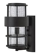 Hinkley Saturn 1-Light Outdoor Light In Satin Black