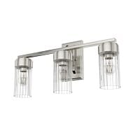 Gatz 3-Light Vanity in Brushed Nickel