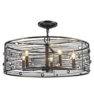 Bijoux 5-Light Chandelier in Brushed Etruscan Bronze