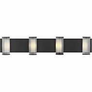 Esfera X-Large 4-Light Integrated LED Wall Sconce in Nightshade Black