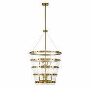 Ventari 8-Light Pendant in Warm Brass