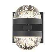 Biscayne 2-Light LED Wall Sconce in Matte Black