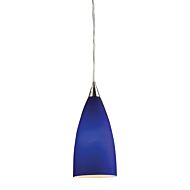 Vesta 1-Light Mini Pendant in Satin Nickel