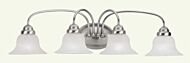 Edgemont 4-Light Bathroom Vanity Light in Brushed Nickel