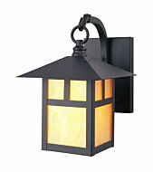 Montclair Mission 1-Light Outdoor Wall Lantern in Bronze