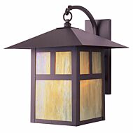 Montclair Mission 1-Light Outdoor Wall Lantern in Bronze