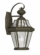 Georgetown 1-Light Outdoor Wall Lantern in Bronze