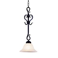 Buckingham 1-Light Mini Pendant in Matte Black