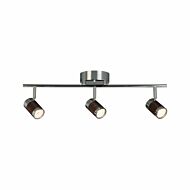 Brews 3 Light 120 Chrome Track Light Ceiling Light