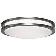 Solero II 1-Light LED Flush Mount in Bronze