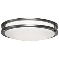 Solero II 1-Light LED Flush Mount in Bronze