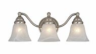 Standford 3-Light Bathroom Vanity Light in Brushed Nickel