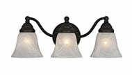 Standford 3-Light Bathroom Vanity Light in Oil Burnished Bronze