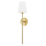 Niagara 1-Light Wall Sconce in Aged Brass