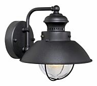 Harwich 1-Light Outdoor Wall Mount in Textured Black