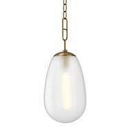 Hudson Valley Bruckner Pendant Light in Aged Brass