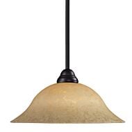 Z-Lite Cobra 1-Light Pendant Light In Bronze