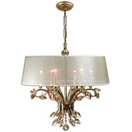 Alenya 6-Light Chandelier in Burnished Gold Metal