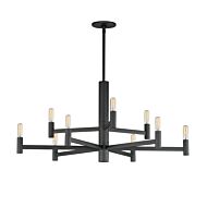 Emana 9-Light Chandelier in Black