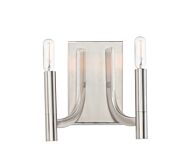 Maxim Lyndon 2 Light Wall Sconce in Satin Nickel