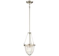 Minka Lavery Atrio 8 Inch Pendant Light in Brushed Nickel