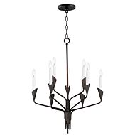 Calyx 9-Light Chandelier in Black