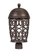 Amherst 1-Light Post Lantern in Burnt Umber