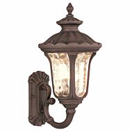 Oxford 1-Light Outdoor Wall Lantern in Hand Applied Imperial Bronze