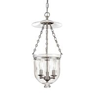 Hudson Valley Hampton 3 Light 21 Inch Pendant Light in Polished Nickel