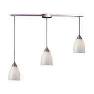 Arco Baleno 3-Light Pendant in Satin Nickel