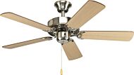 Airpro 42" Hanging Ceiling Fan in Brushed Nickel