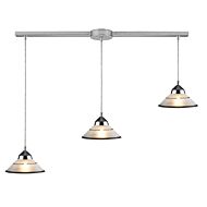 Refraction 3-Light Pendant in Polished Chrome