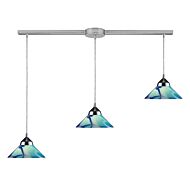 Refraction 3-Light Pendant in Polished Chrome