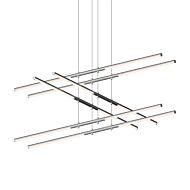 Sonneman Tik Tak™ 12 Light Pendant Light in Polished Chrome