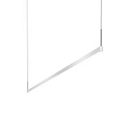 Sonneman Thin Line™ 5 Inch Pendant Light in Bright Satin Aluminum