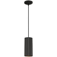 Pilson 1-Light Pendant in Matte Black