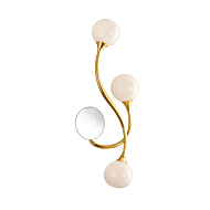 Corbett Signature 3 Light Wall Sconce in Gold Leaf