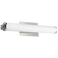 Tempus 1-Light LED Bathroom Vanity Light in Polished Nickel