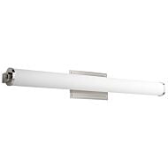 Tempus 2-Light LED Bathroom Vanity Light in Polished Nickel