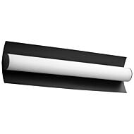 Wave 2-Light LED Bathroom Vanity Light in Black