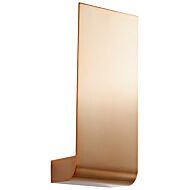 Halo 1-Light LED Wall Sconce in Satin Copper