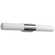 Magnum 2-Light LED Bathroom Vanity Light in Satin Nickel