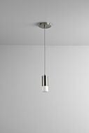 Magneta 1-Light LED Pendant in Satin Nickel