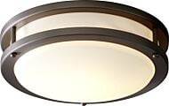 Oracle 1-Light LED Ceiling Mount in Oiled Bronze