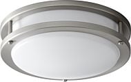 Oracle 1-Light LED Ceiling Mount in Satin Nickel